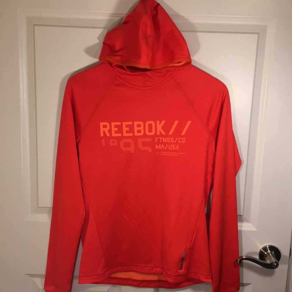 New Reebok hooded running sweatshirt S